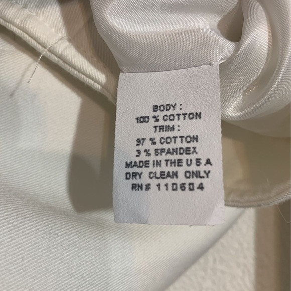 Neiman Marcus Womens Jacket White Brown Lined Sz12 - Picture 5 of 6